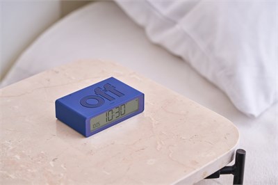 Lexon Flip Mini Şarj Edilebilir Alarm Saat Lacivert