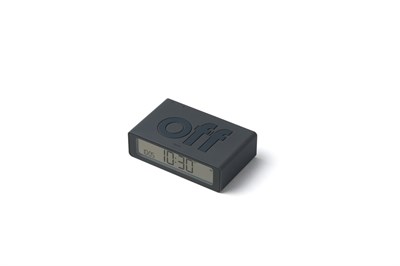 Lexon Flip Mini Şarj Edilebilir Alarm Saat Koyu Gri