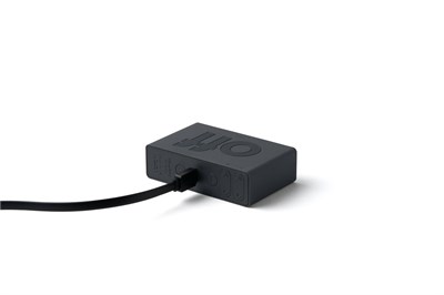 Lexon Flip Mini Şarj Edilebilir Alarm Saat Koyu Gri