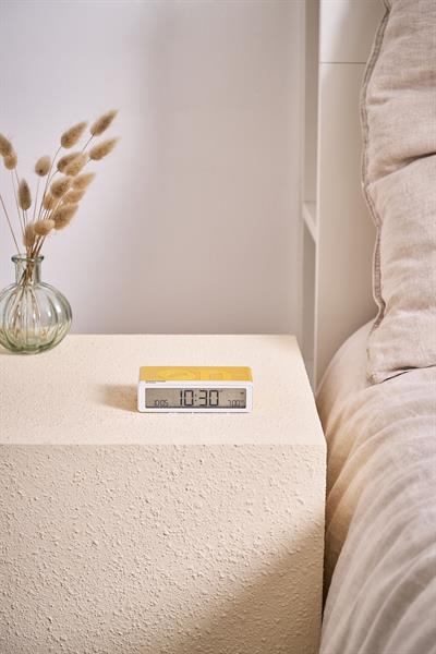 Lexon x Pantone Flip Klasik Şarj Edilebilir Alarm Saat Sarı