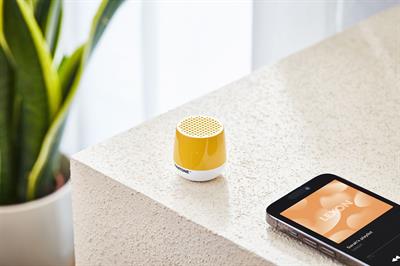 Lexon x Pantone Mino + Bluetooth Hoparlör Sarı