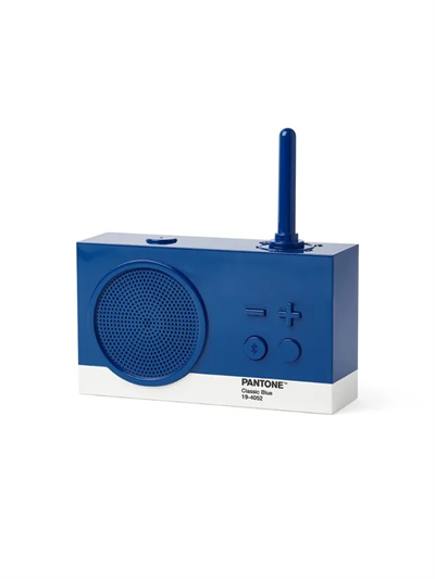 Lexon x Pantone Tykho 3 Bletooth Hoparlör ve Radyo Mavi