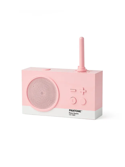 Lexon x Pantone Tykho 3 Bletooth Hoparlör ve Radyo Açık Pembe
