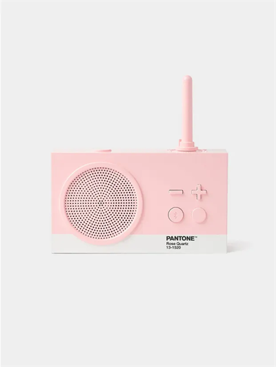 Lexon x Pantone Tykho 3 Bletooth Hoparlör ve Radyo Açık Pembe