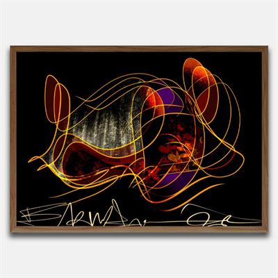 Light On Forest - Abstract Collection - Baskı