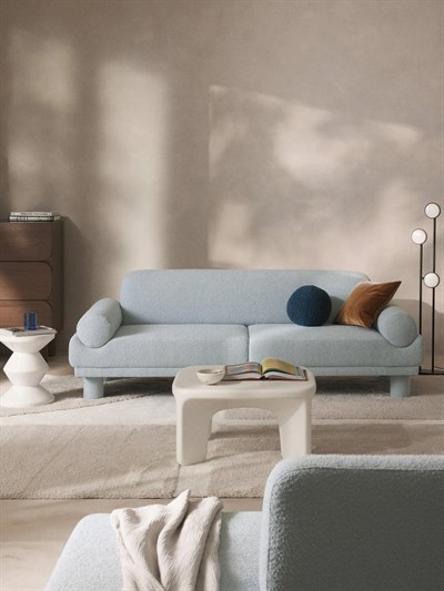 Lilo 3-Kişilik Bouclé Koltuk Modern Tasarım Lüks Kanepe