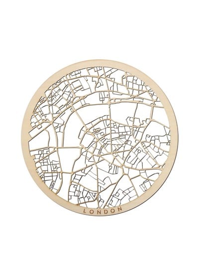 Londra Ahşap Şehir Haritası