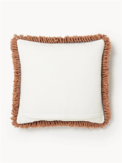 Luella El İşçiliği Dış Mekan Kırlent Kılıfı 50x50 cm Terakota