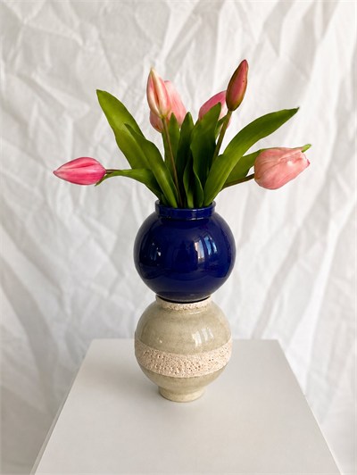 Magmarble Stoneware Seramik Dekoratif Obje Vazo