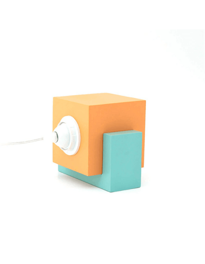 Turuncu Marshmallow Renkli Masa Lambası