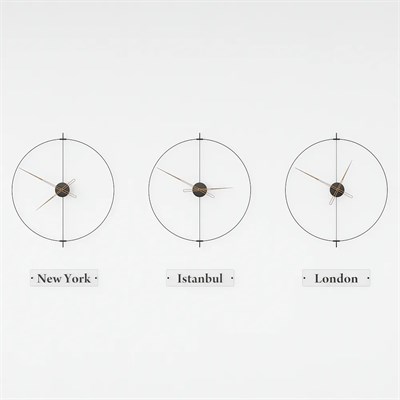 Massive Simple World Clocks Duvar Saati
