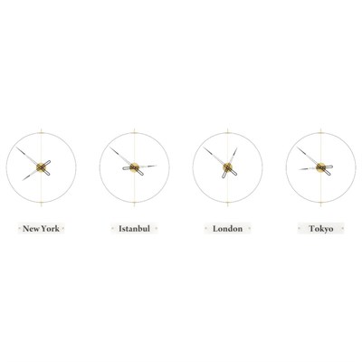 Massive Simple World Clocks Duvar Saati
