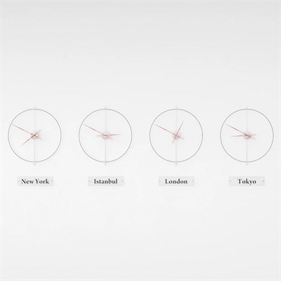 Massive Simple World Clocks Duvar Saati