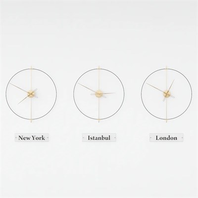 Massive Simple World Clocks Duvar Saati