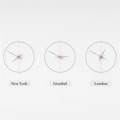 Massive Simple World Clocks Duvar Saati