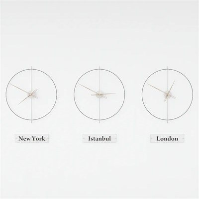 Massive Simple World Clocks Duvar Saati