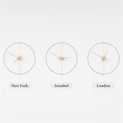 Massive Simple World Clocks Duvar Saati