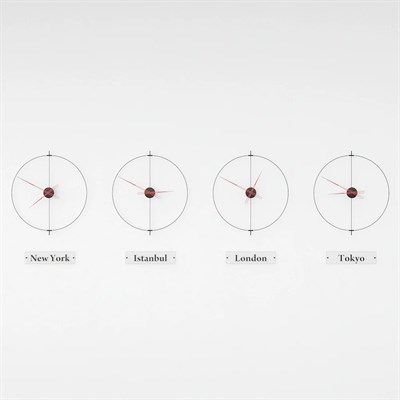 Massive Simple World Clocks Duvar Saati