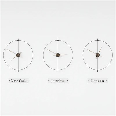 Massive Simple World Clocks Duvar Saati