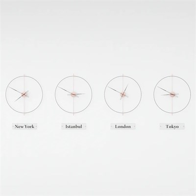 Massive Simple World Clocks Duvar Saati