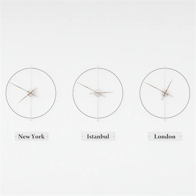 Massive Simple World Clocks Duvar Saati