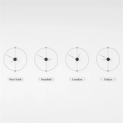 Massive Simple World Clocks Duvar Saati
