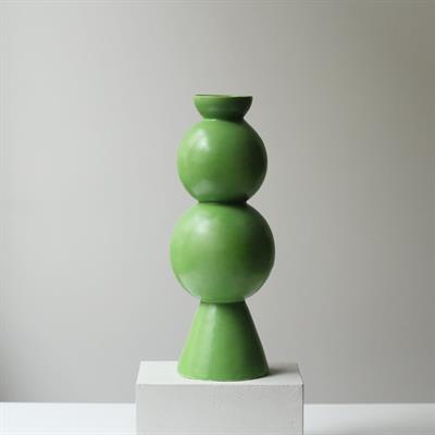 Matte Seramik Vazo-Yeşil