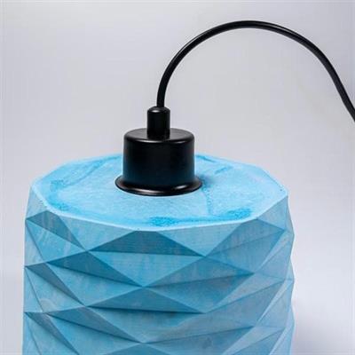 Mavi Prizma Beton Tavan Aydınlatması