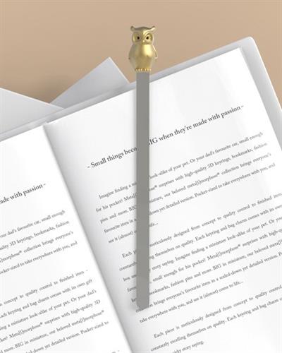 Metalmorphose Baykuş Kitap Ayracı