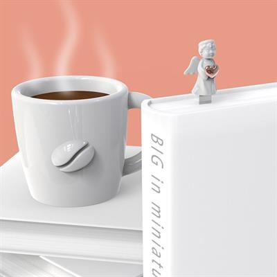 Metalmorphose Melek &  Rose Gold Kalp Kitap Ayracı