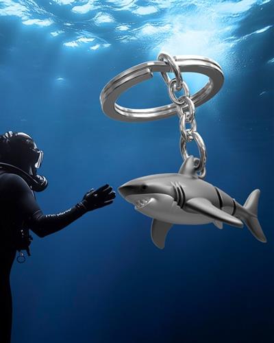 Metalmorphose Moving Shark Anahtarlık