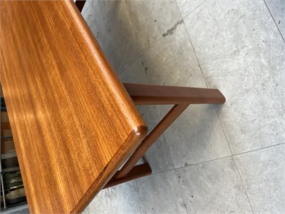 Mid Century Ahşap Dikdörtgen Sehpa