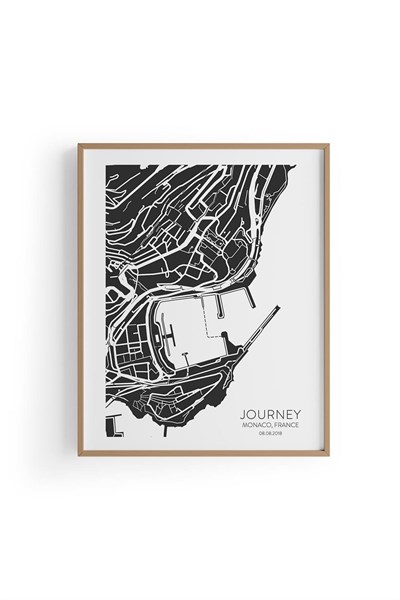 Monaco City Map