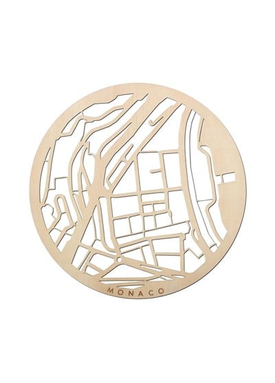Monako Ahşap Şehir Haritası