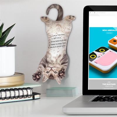 Mustard Cat Asılabilir Notluk