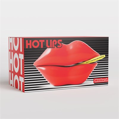 Mustard Hot Lips Seramik Organizer Kutu