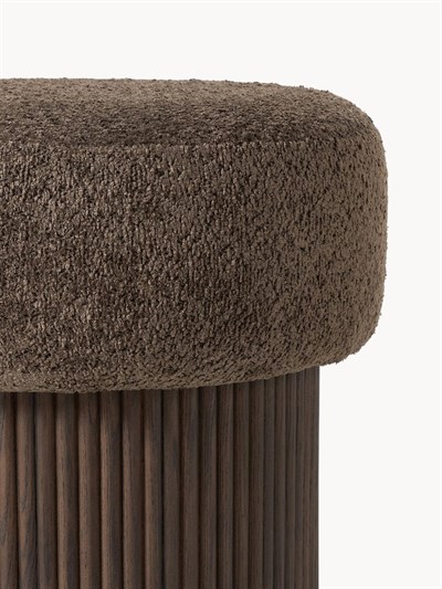 Nala Modern Saklama Alanlı Yuvarlak Puf 50 cm