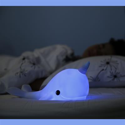 Dhink Narwhal Gece Lambası Mavi