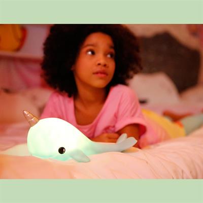 Dhink Narwhal Gece Lambası Mavi
