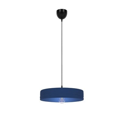 Nest El Yapımı Dekoratif Tasarım Jüt Avize M (Mavi, 300gr.)