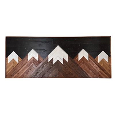 Nord Peak Çift Kişilik Ahşap Yatak & Baza Başlığı