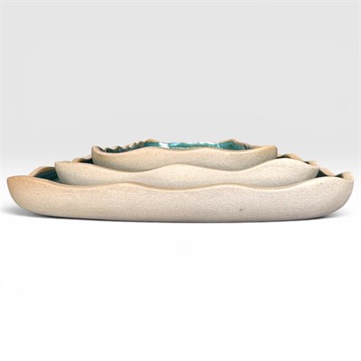 Ocean Teal Shoreline Stoneware Servis Seti
