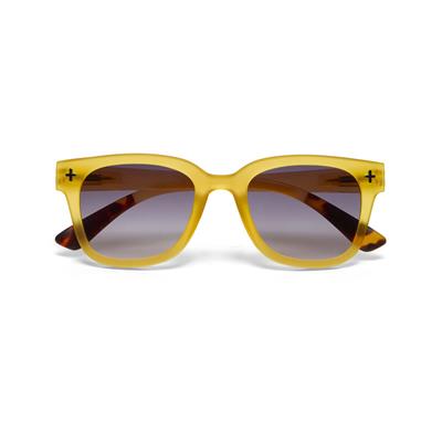 Okkia Giovanni Siyah Lens Unisex Güneş Gözlüğü Sarı