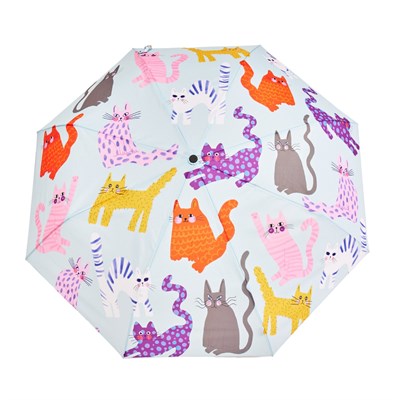 Original Duckhead Duck Kompakt Şemsiye Arty Cats Ice