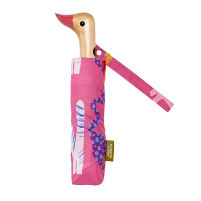 Original Duckhead Duck Kompakt Şemsiye Arty Cats Fuschia