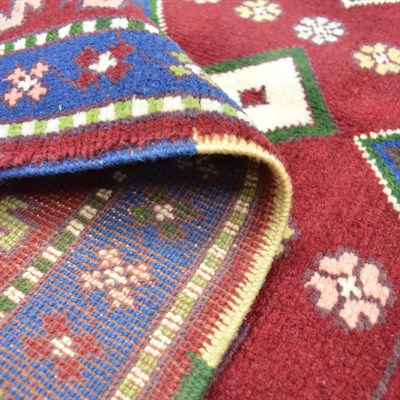 Orijinal Sümerbank Yörük Halısı Bej, Lacivert ve Bordo Renk 105x148 cm