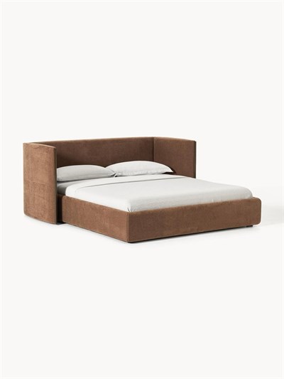 Otis Katlanabilir Başlıklı Kumaş Kaplı Karyola