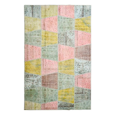 Patchwork El Dokuma Isparta Halısı 200x300 cm