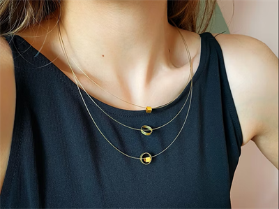 Persona Minimal - Katmanlı Kolye - Çoklu Kolye - Üçlü - Altın Kaplama - Kolye