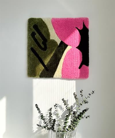 Petunia Handtufted Duvar Halısı
